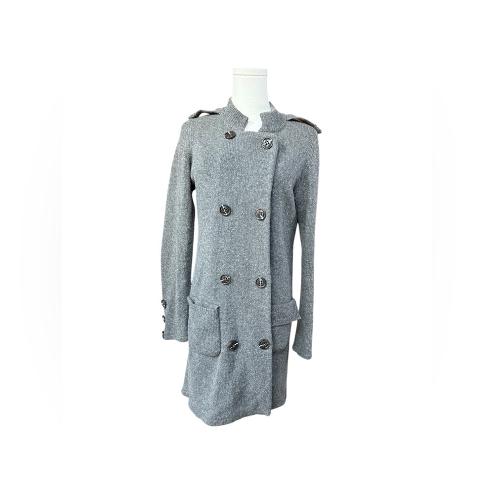 Design History Vintage wool cashmere double breasted wool blend coat M